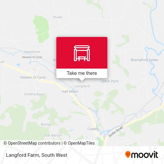 Langford Farm map