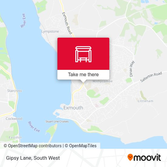 Gipsy Lane map