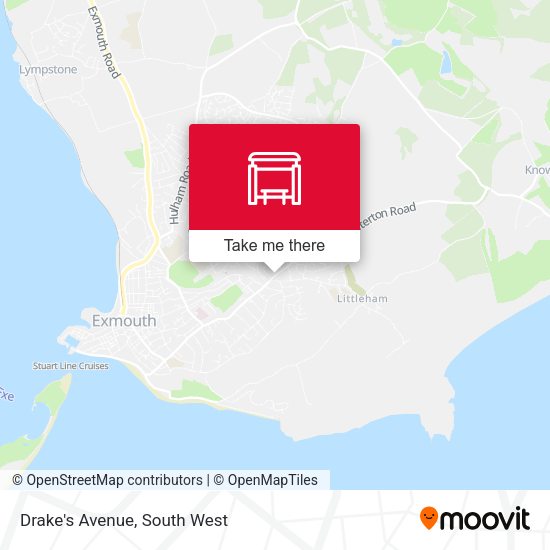 Drake's Avenue map