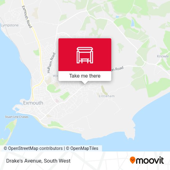Drake's Avenue map