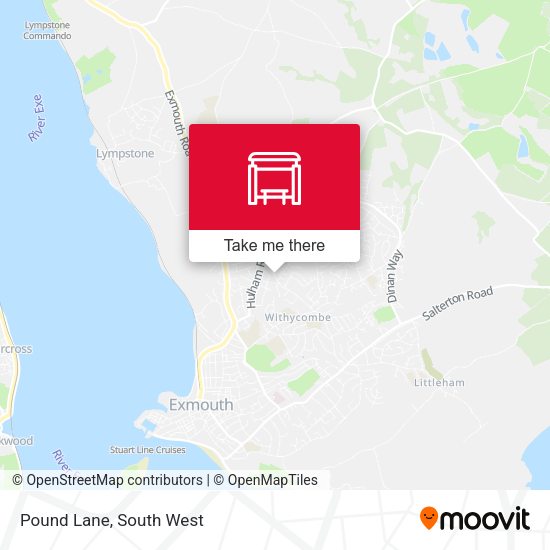 Pound Lane map