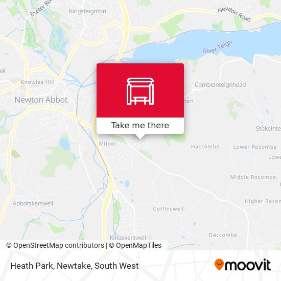 Heath Park, Newtake map