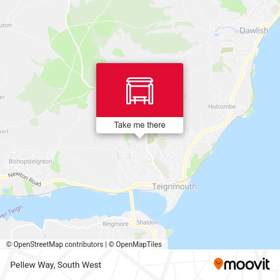 Pellew Way map