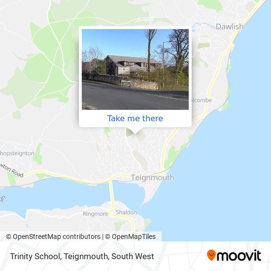 Trinity School, Teignmouth map