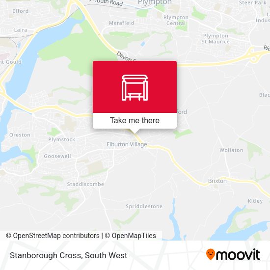 Stanborough Cross map