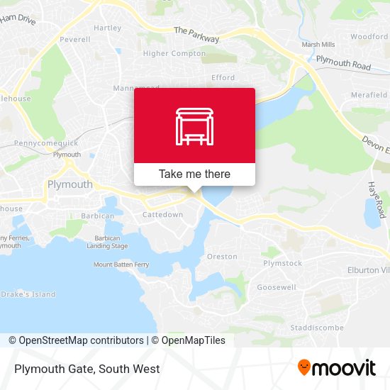 Plymouth Gate map