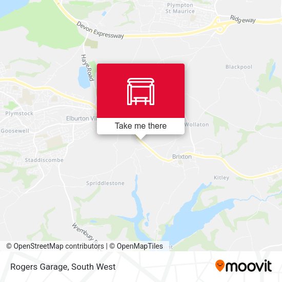 Rogers Garage map