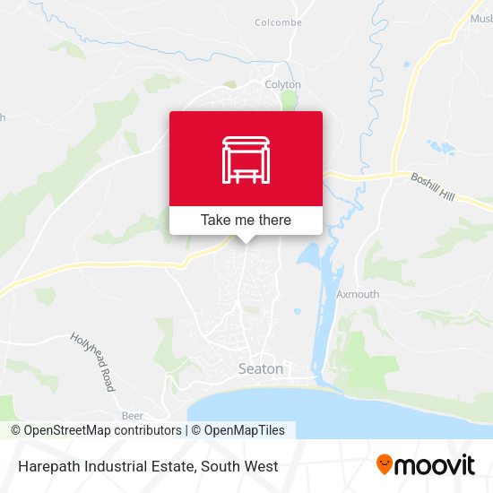 Harepath Industrial Estate map