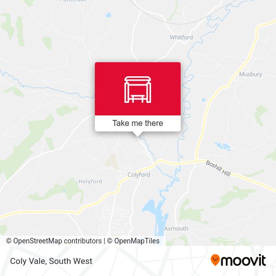 Coly Vale map
