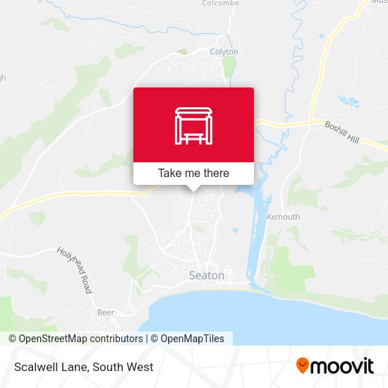Scalwell Lane map