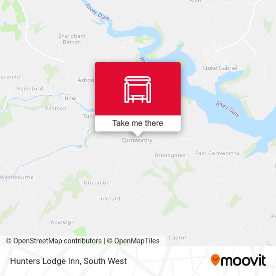 Hunters Lodge Inn map