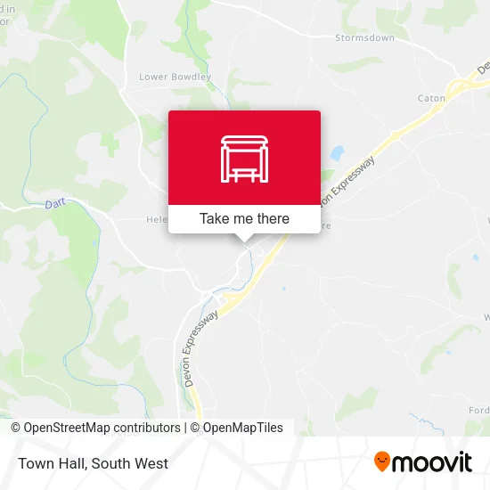 Town Hall map