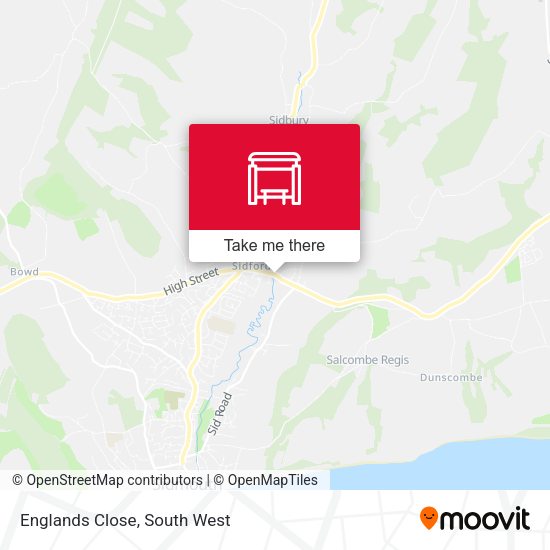 Englands Close map