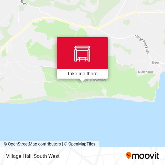 Village Hall map