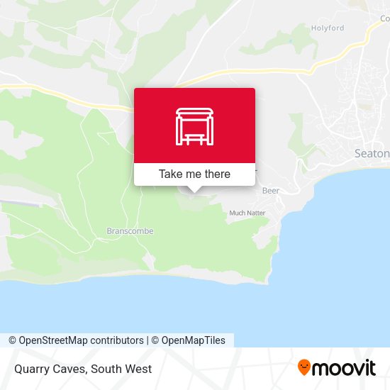 Quarry Caves map