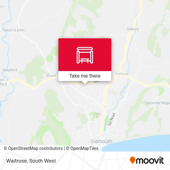 Waitrose map