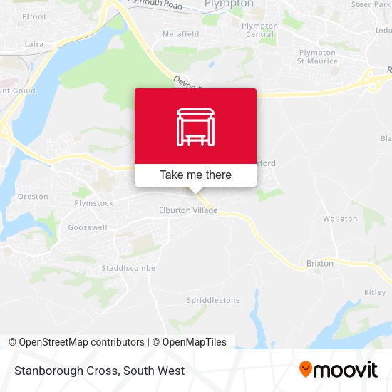 Stanborough Cross map