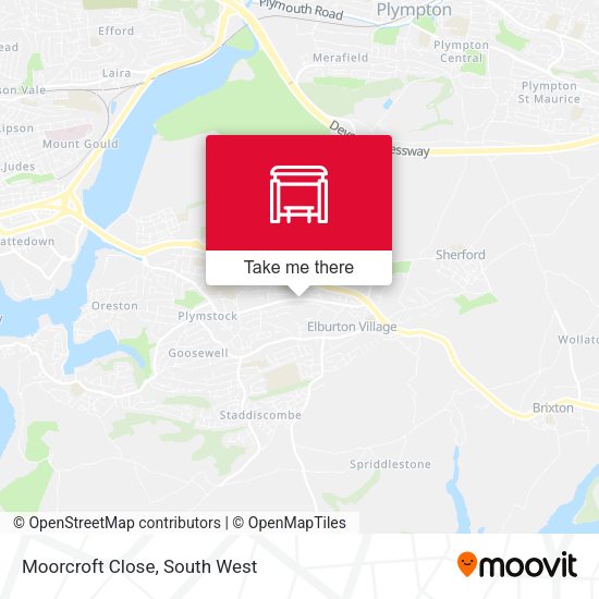Moorcroft Close map