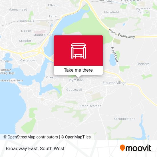 Broadway East map
