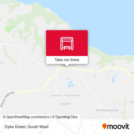 Dyke Green map