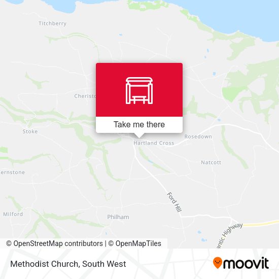 Methodist Church map