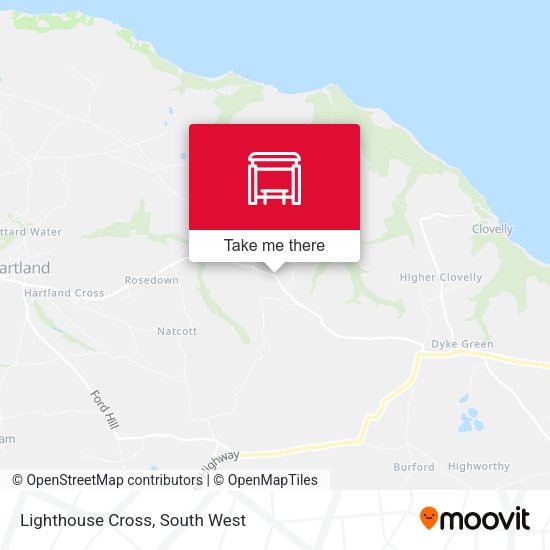 Lighthouse Cross map