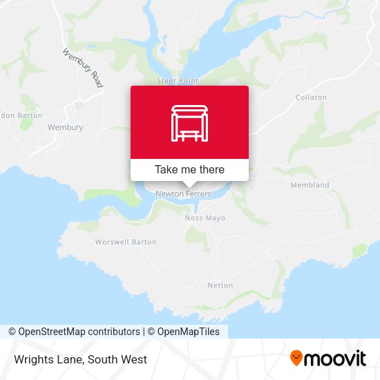 Wrights Lane map