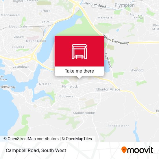 Campbell Road map