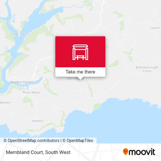 Membland Court map