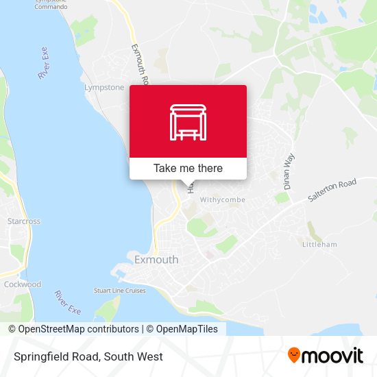 Springfield Road map