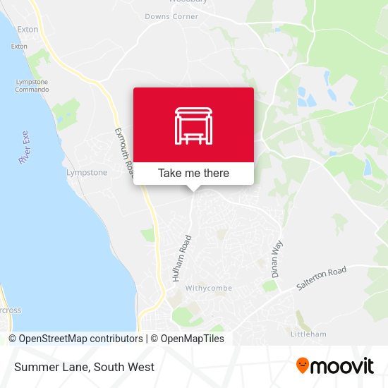 Summer Lane map