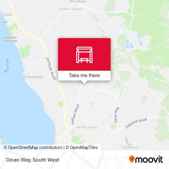 Dinan Way map