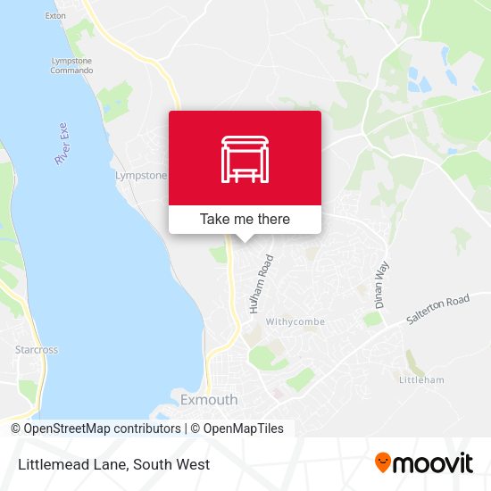 Littlemead Lane map