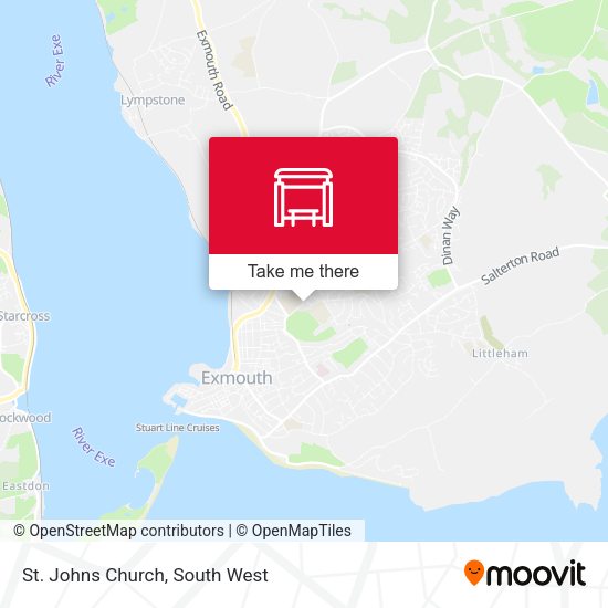 St. Johns Church map