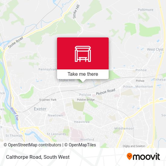 Calthorpe Road map