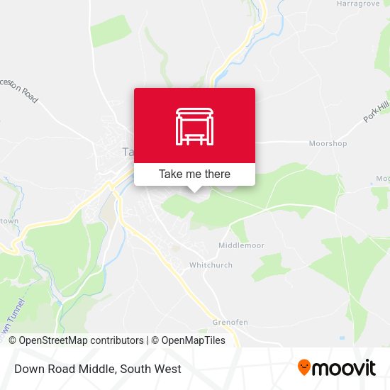 Down Road Middle map