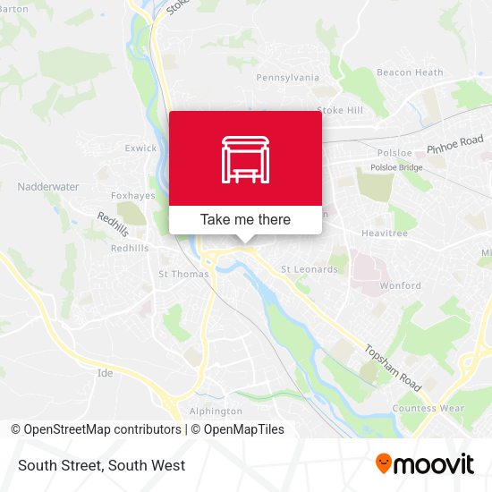 South Street map
