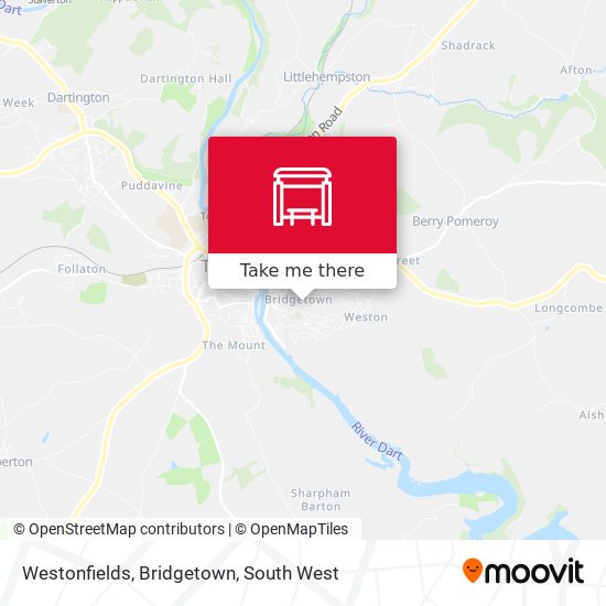 Westonfields, Bridgetown map