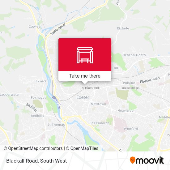 Blackall Road map
