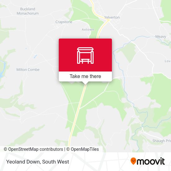 Yeoland Down map