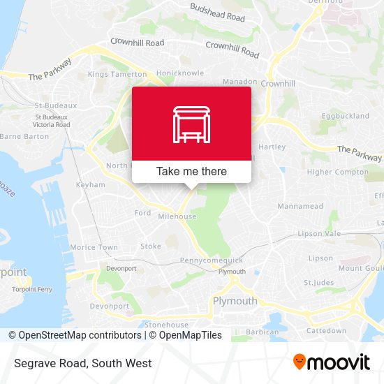 Segrave Road map