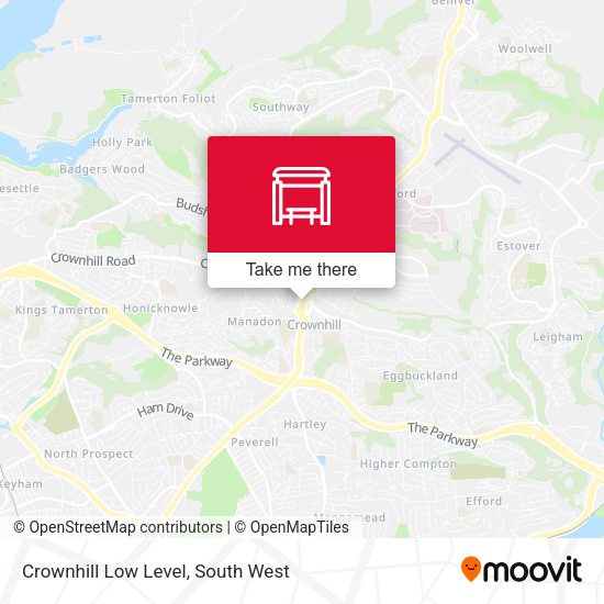 Crownhill Low Level map