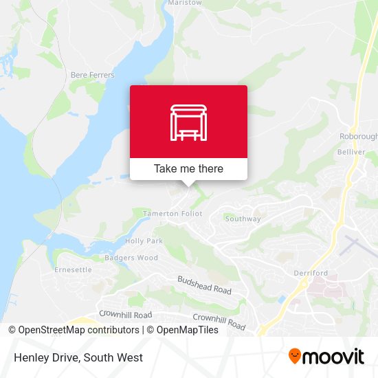Henley Drive map
