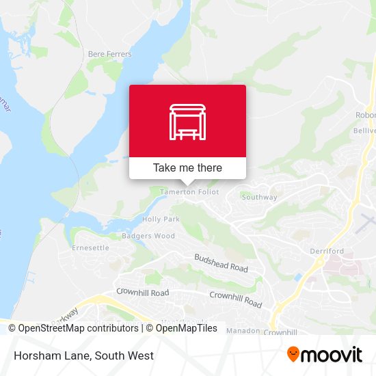 Horsham Lane map