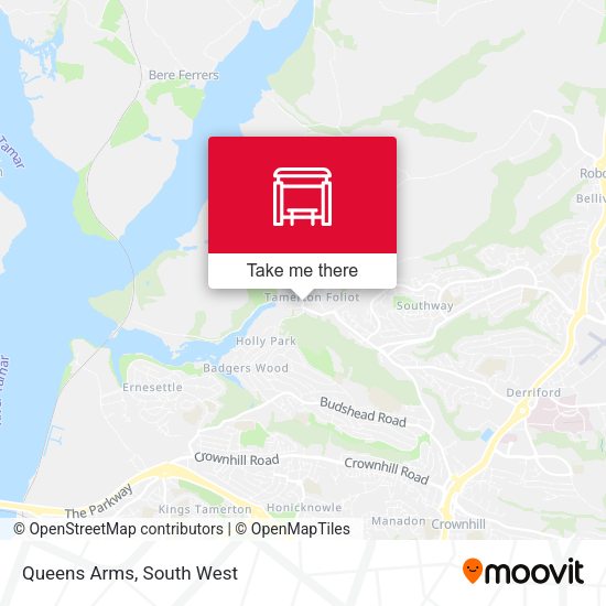 Queens Arms map