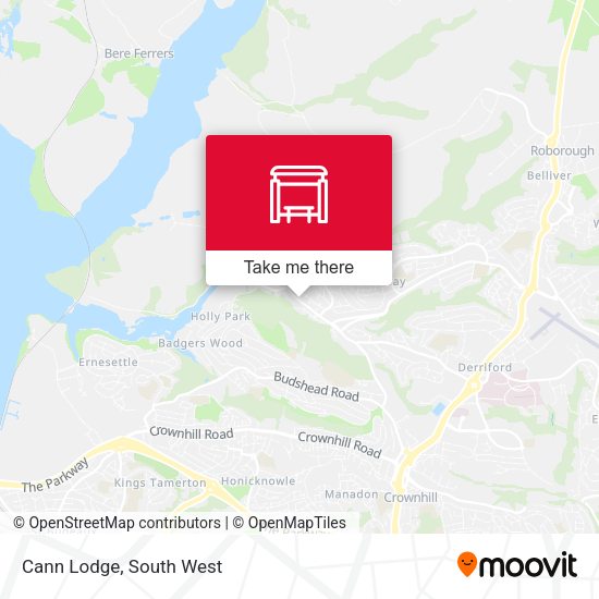 Cann Lodge map