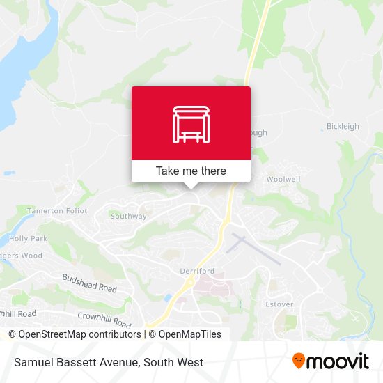Samuel Bassett Avenue map
