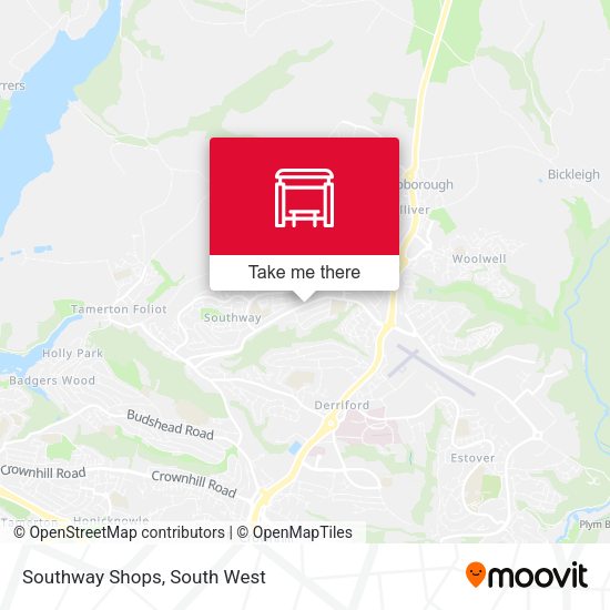 Southway Shops map