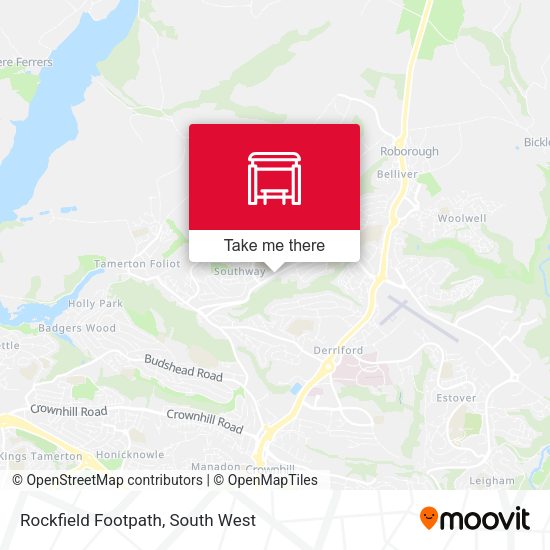 Rockfield Footpath map
