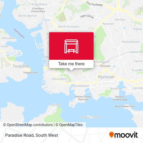 Paradise Road map